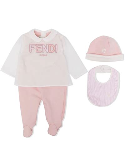 fendi baby grow set|Kids's Designer .